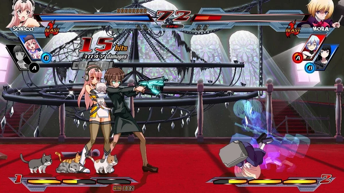 Скриншоты из Nitroplus Blasterz: Heroines Infinite Duel / Картинка 50
