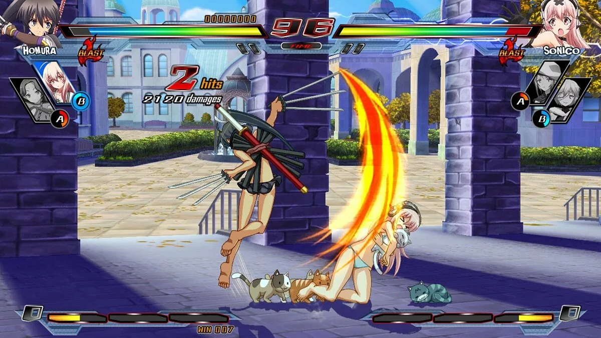 Скриншоты из Nitroplus Blasterz: Heroines Infinite Duel / Картинка 52