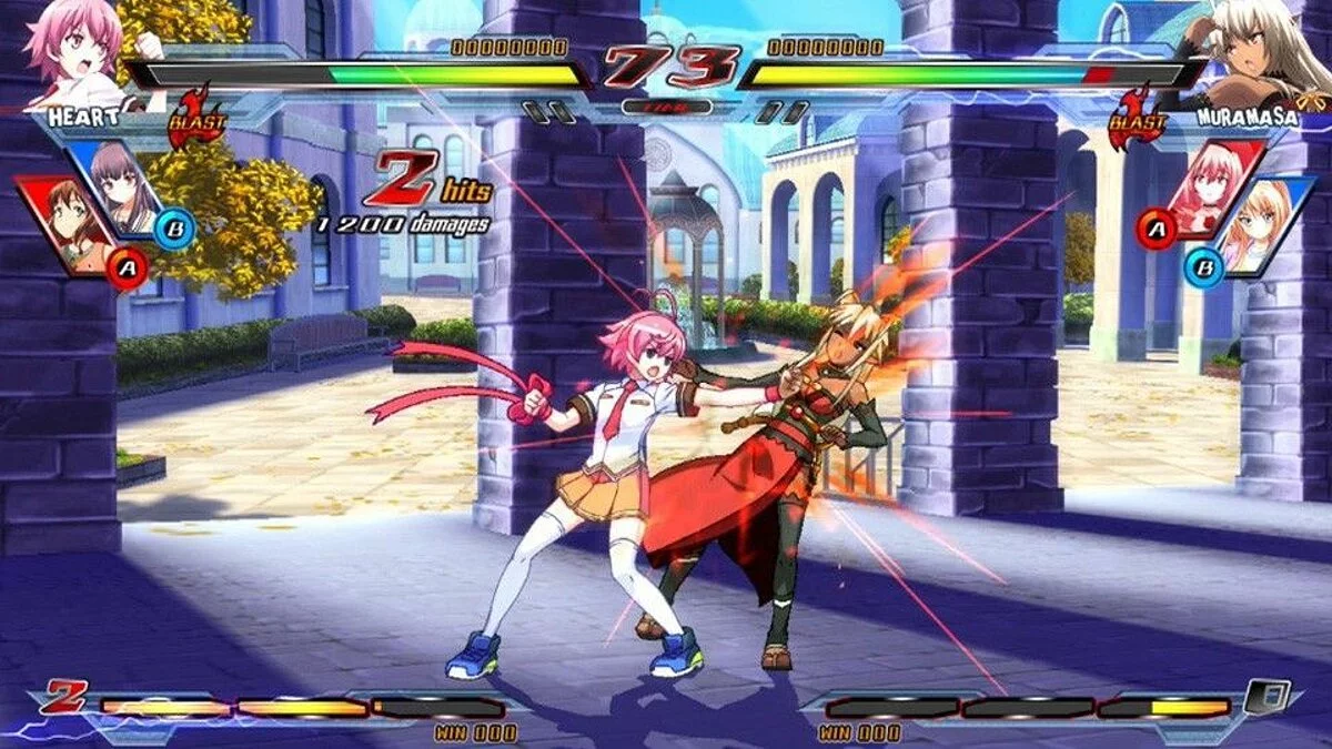 Скриншоты из Nitroplus Blasterz: Heroines Infinite Duel / Картинка 1