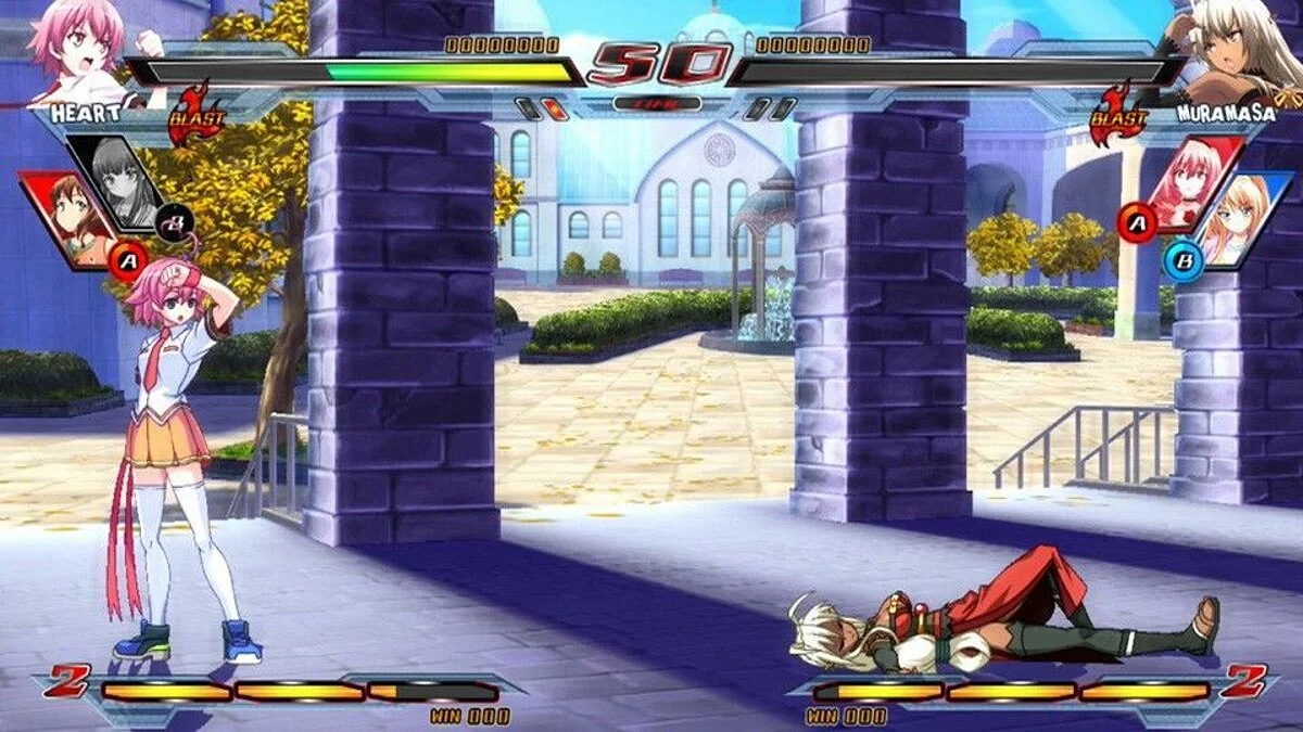 Скриншоты из Nitroplus Blasterz: Heroines Infinite Duel / Картинка 2