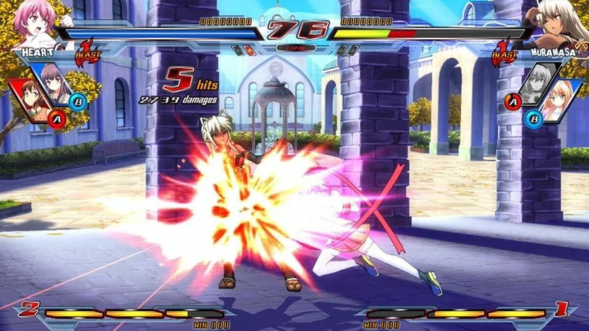 Скриншоты из Nitroplus Blasterz: Heroines Infinite Duel / Картинка 4