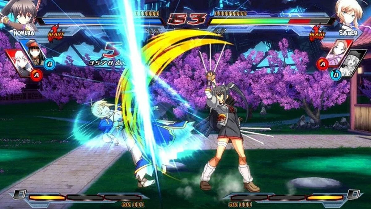 Скриншоты из Nitroplus Blasterz: Heroines Infinite Duel / Картинка 6