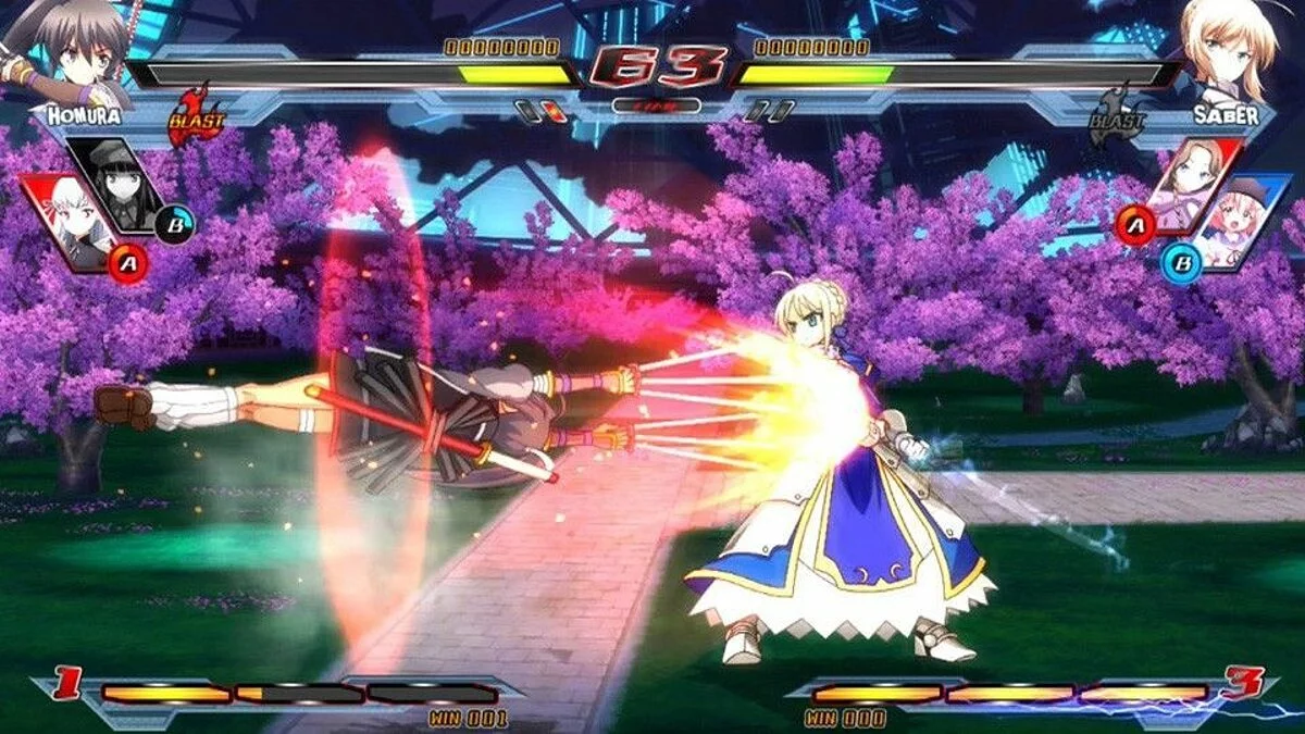 Скриншоты из Nitroplus Blasterz: Heroines Infinite Duel / Картинка 8