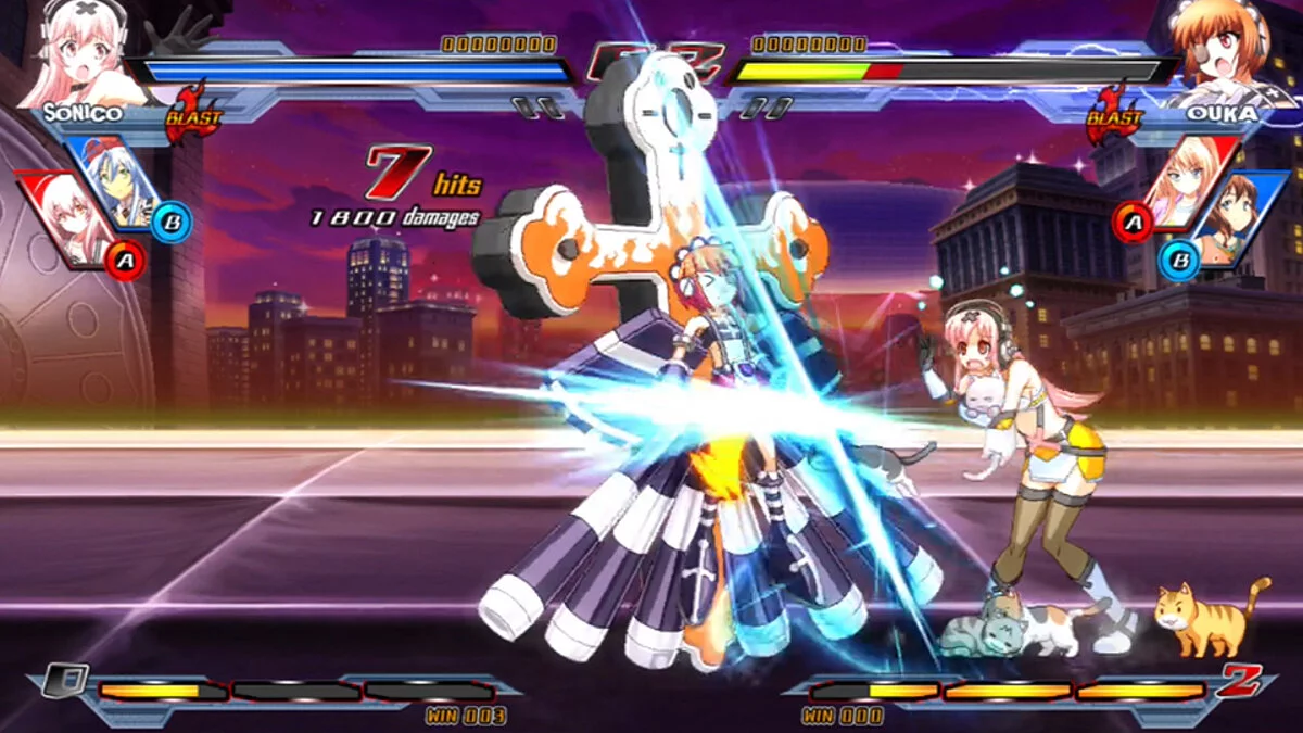 Скриншоты из Nitroplus Blasterz: Heroines Infinite Duel / Картинка 16