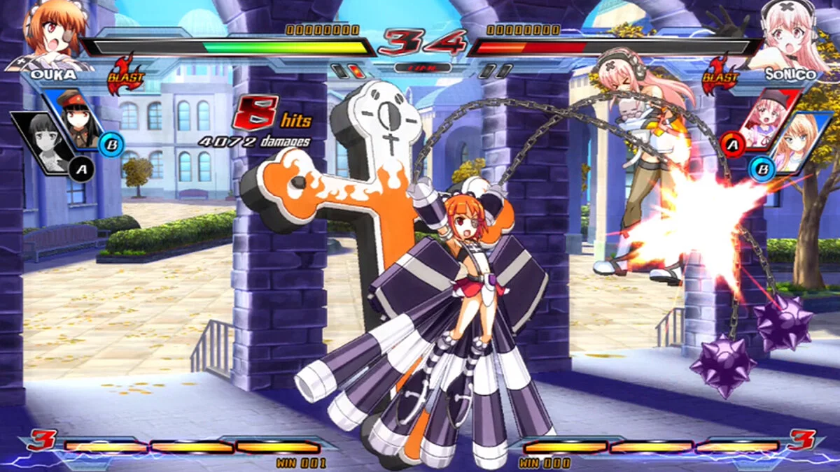 Скриншоты из Nitroplus Blasterz: Heroines Infinite Duel / Картинка 18
