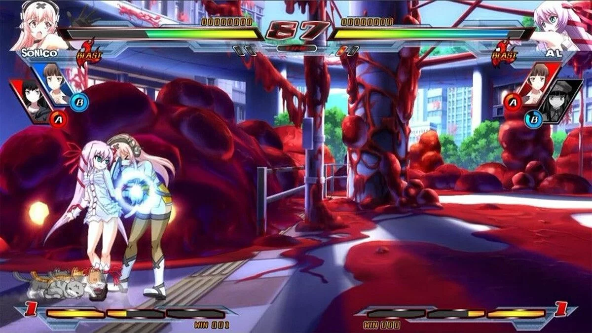 Скриншоты из Nitroplus Blasterz: Heroines Infinite Duel / Картинка 21