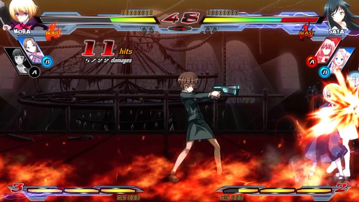 Скриншоты из Nitroplus Blasterz: Heroines Infinite Duel / Картинка 28