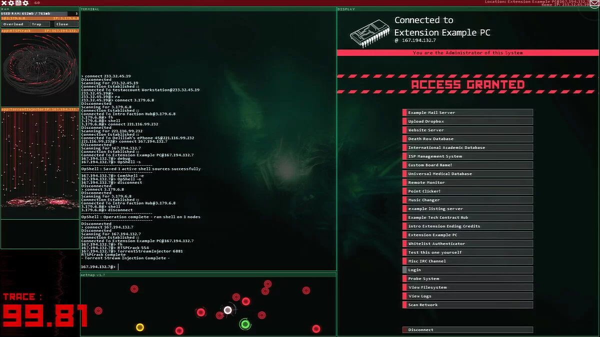 Скриншоты из Hacknet / Картинка 10