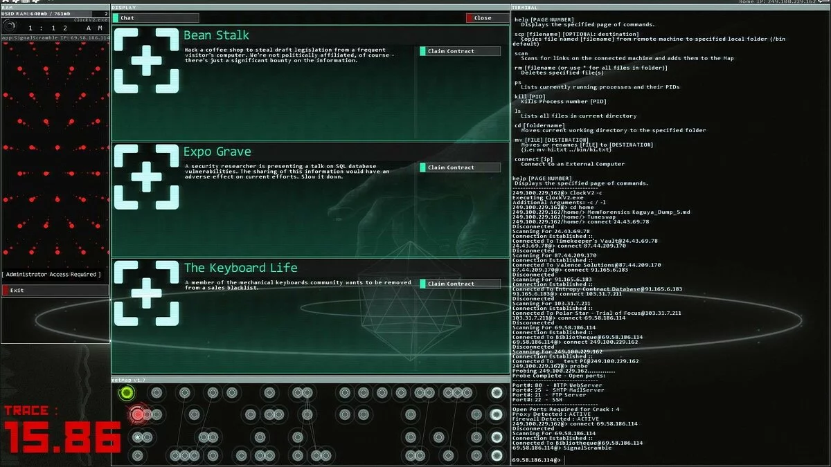 Скриншоты из Hacknet / Картинка 15