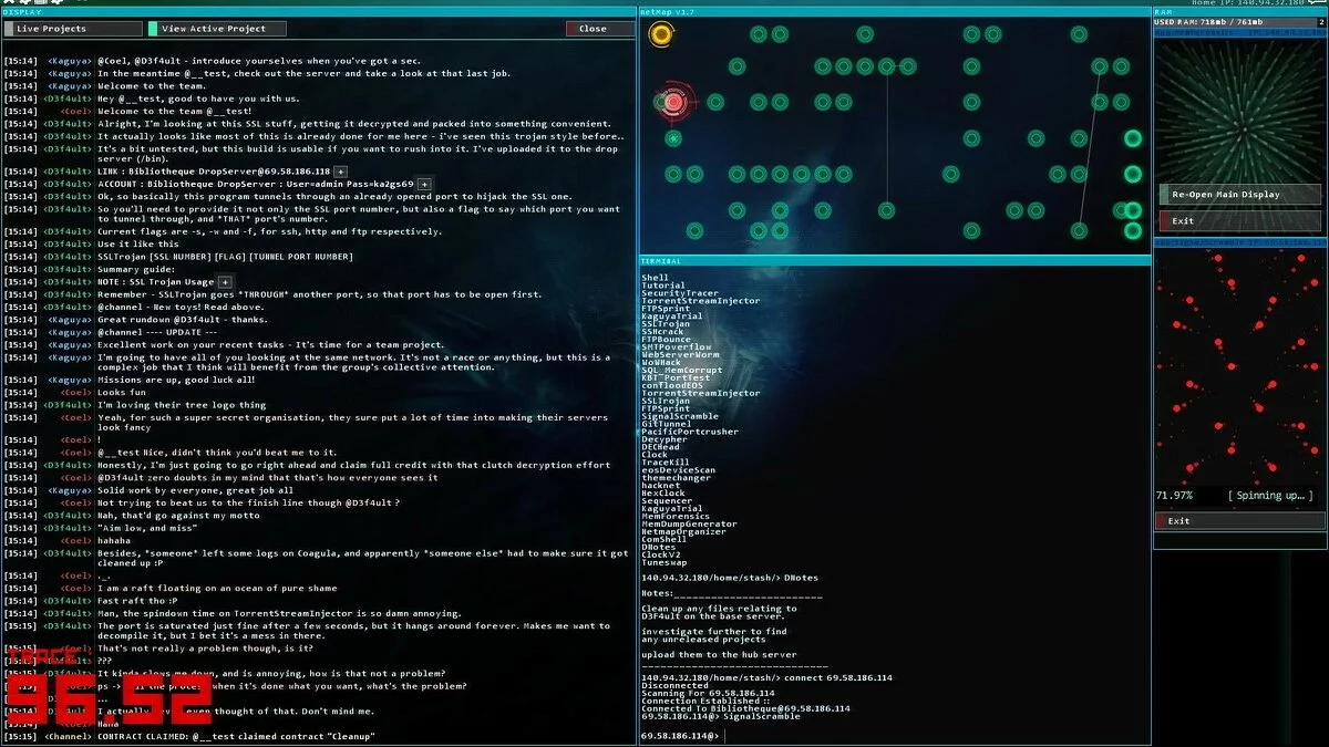 Скриншоты из Hacknet / Картинка 19