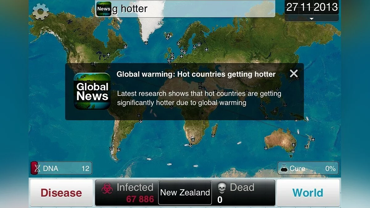 Скриншоты из Plague Inc. / Картинка 44