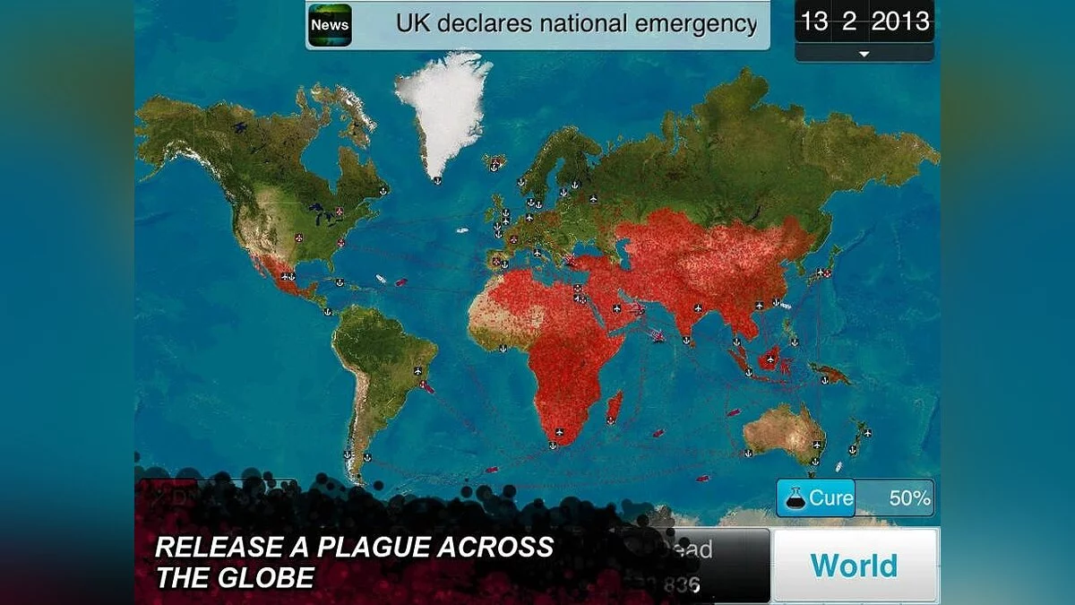 Скриншоты из Plague Inc. / Картинка 2