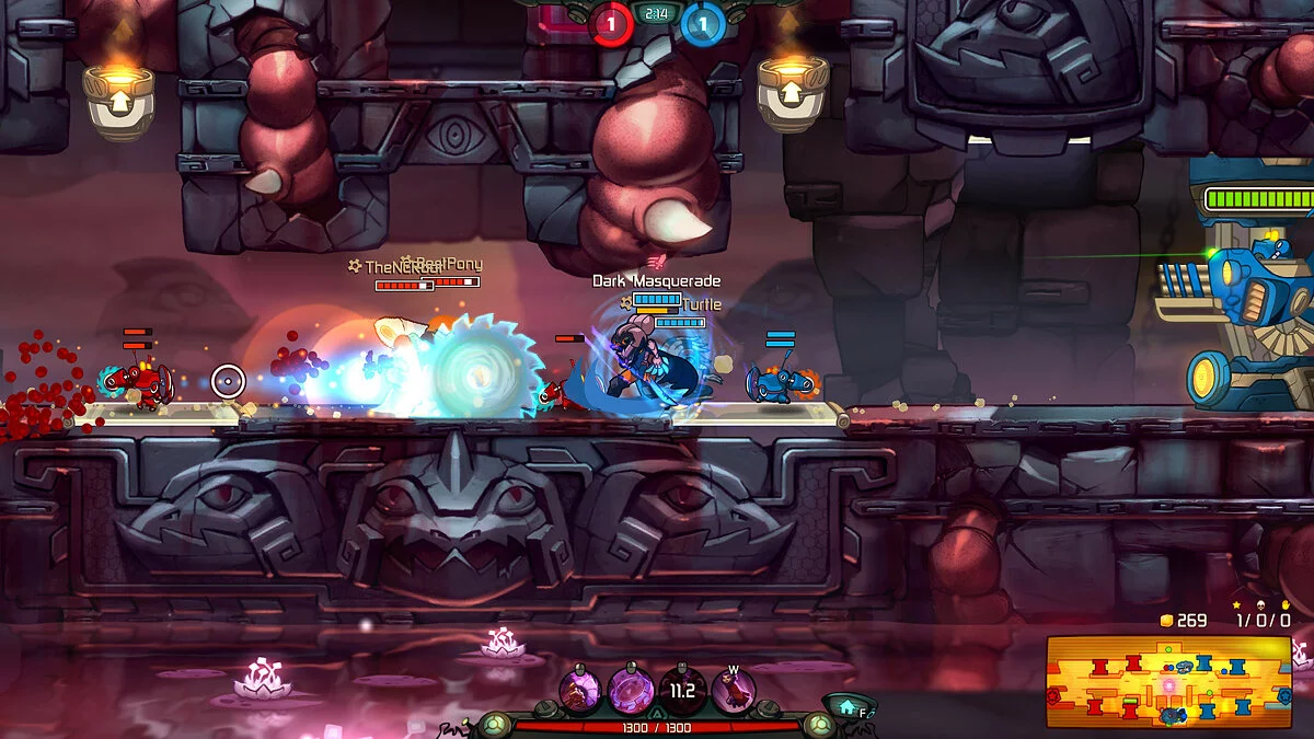 Скриншоты из Awesomenauts Assemble! / Картинка 16