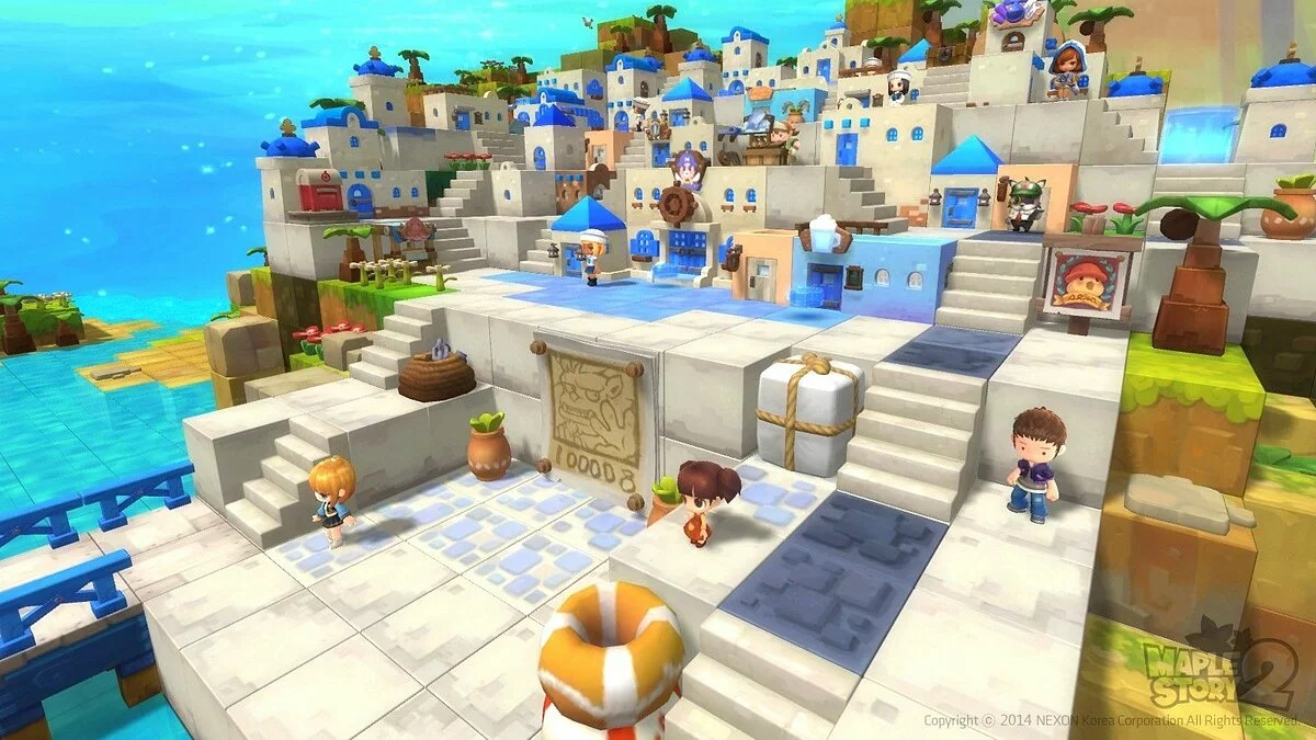 Скриншоты из MapleStory 2 / Картинка 1