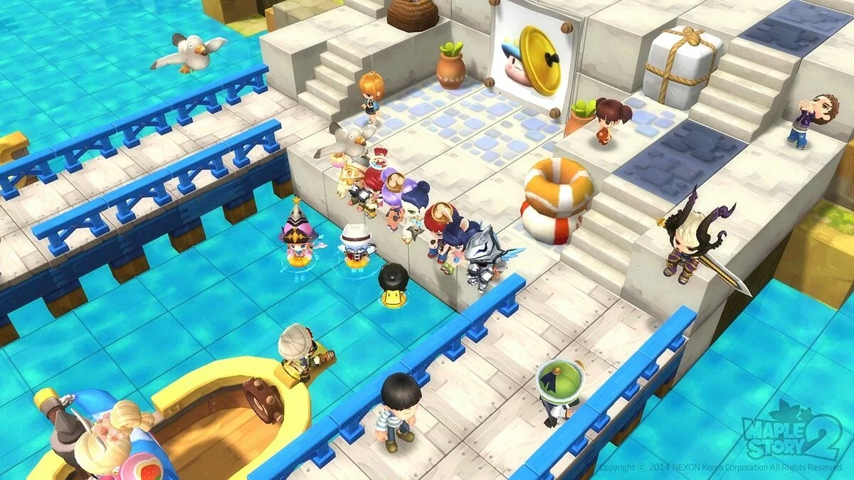 Скриншоты из MapleStory 2 / Картинка 13