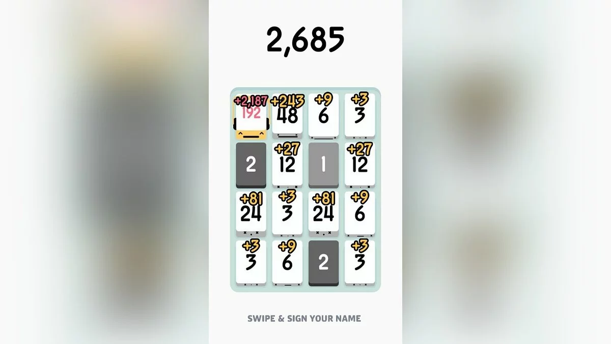 Скриншоты из Threes! / Картинка 5