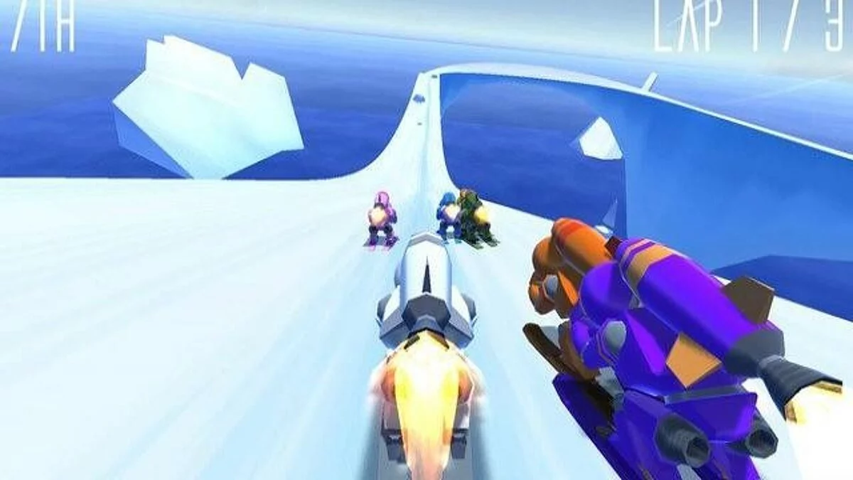 Скриншоты из Rocket Ski Racing / Картинка 9