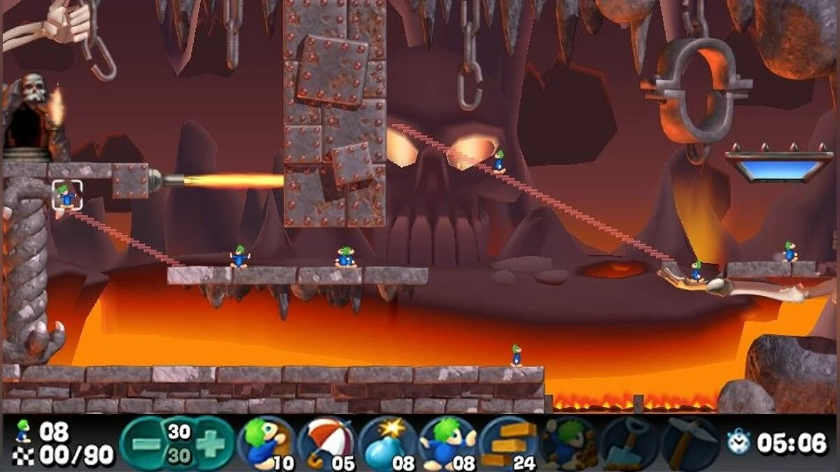 Скриншоты из Lemmings Touch / Картинка 7