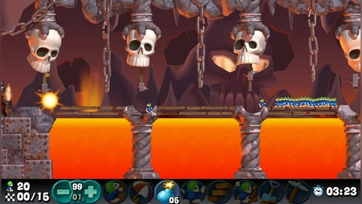 Скриншоты из Lemmings Touch / Картинка 27