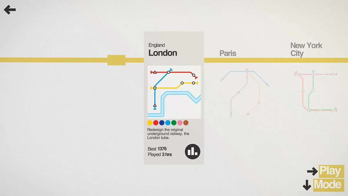 Скриншоты из Mini Metro / Картинка 14