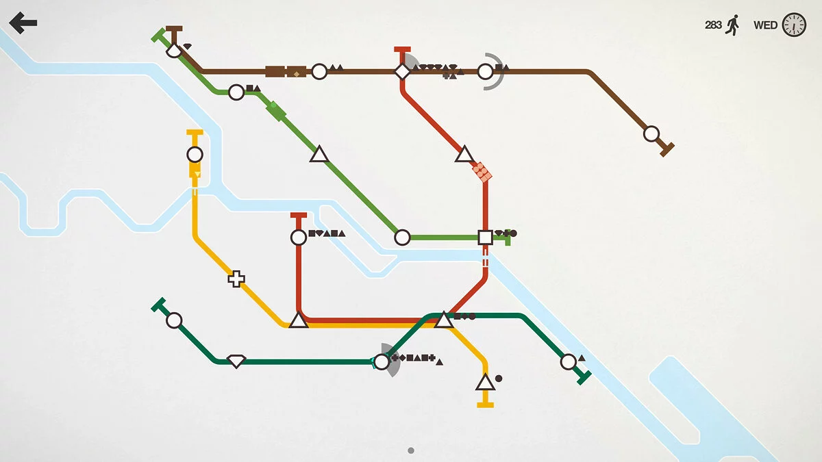 Скриншоты из Mini Metro / Картинка 15
