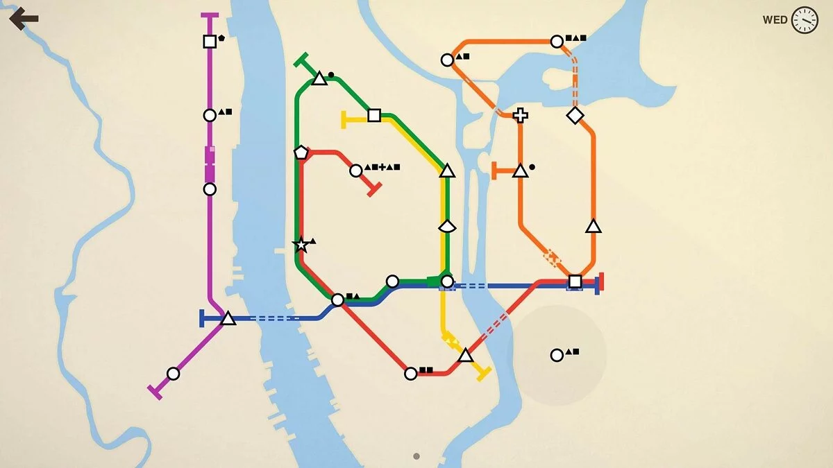 Скриншоты из Mini Metro / Картинка 20