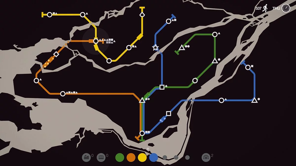 Скриншоты из Mini Metro / Картинка 26