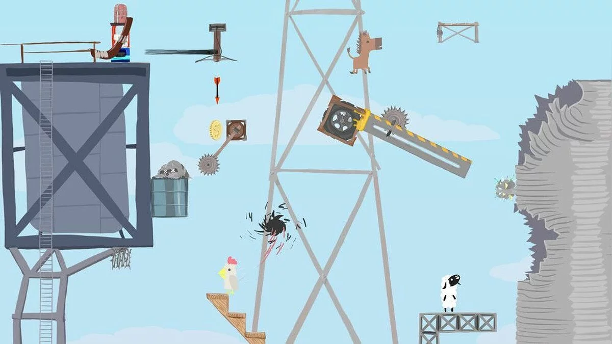 Скриншоты из Ultimate Chicken Horse / Картинка 14