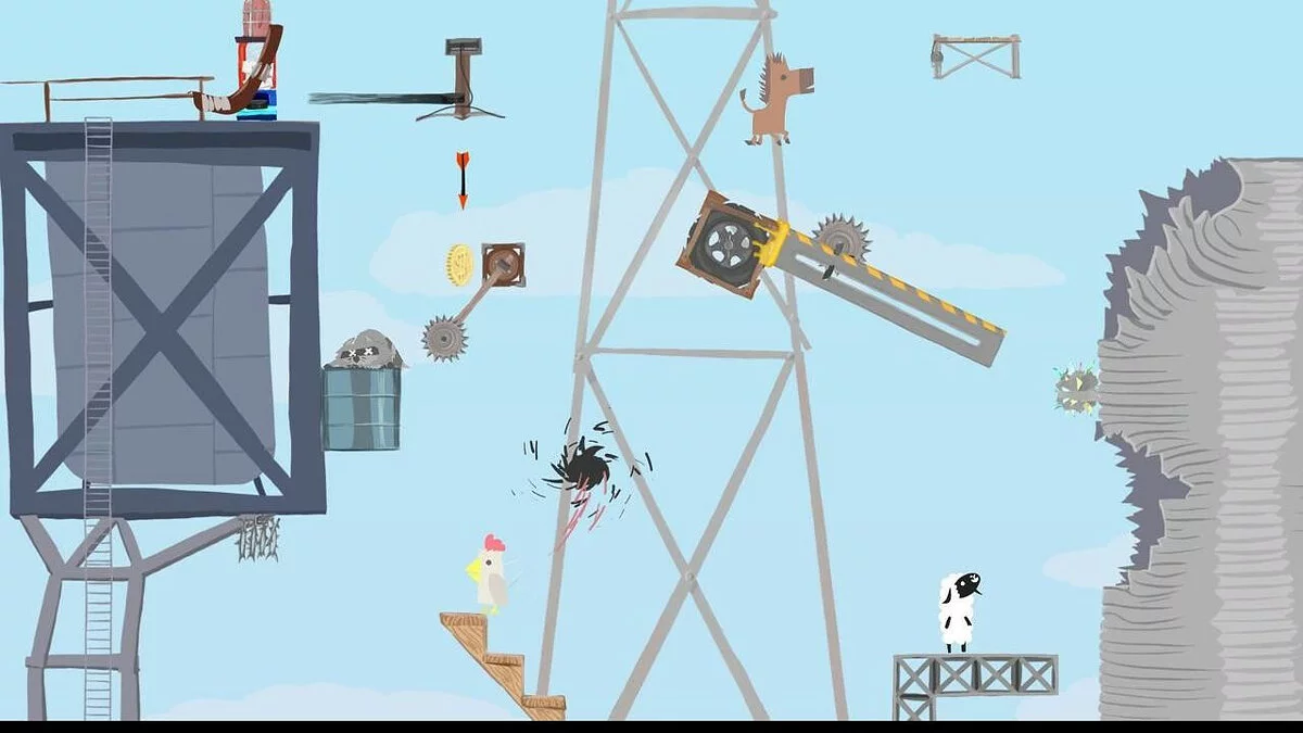 Скриншоты из Ultimate Chicken Horse / Картинка 25
