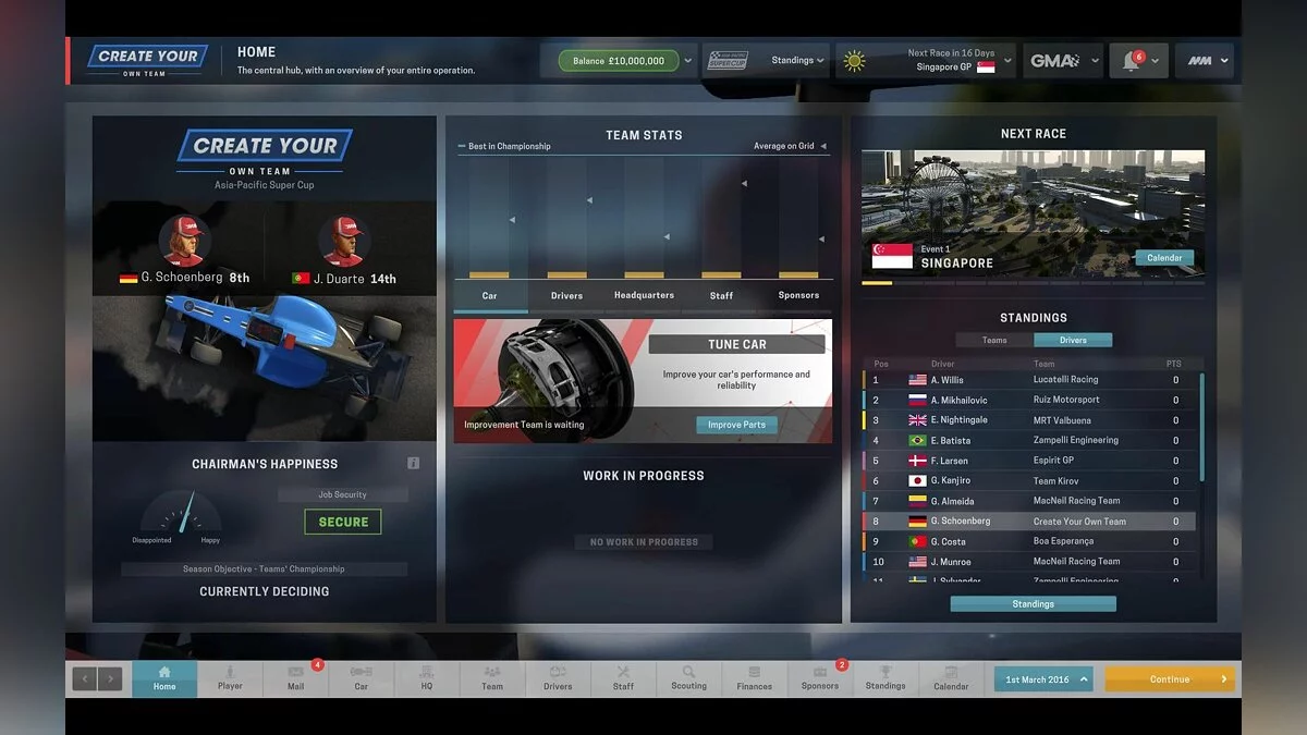Скриншоты из Motorsport Manager / Картинка 52