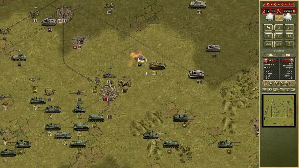 Скриншоты из Panzer Corps: Soviet Corps / Картинка 51