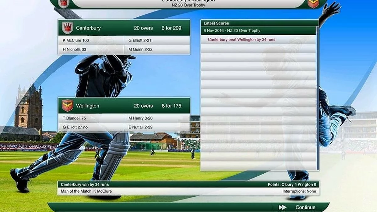 Скриншоты из Cricket Captain 2016 / Картинка 6