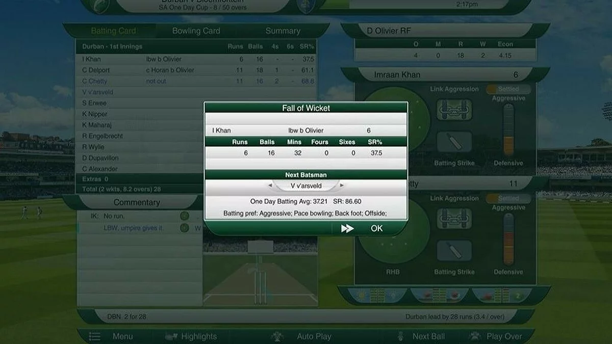 Скриншоты из Cricket Captain 2016 / Картинка 11