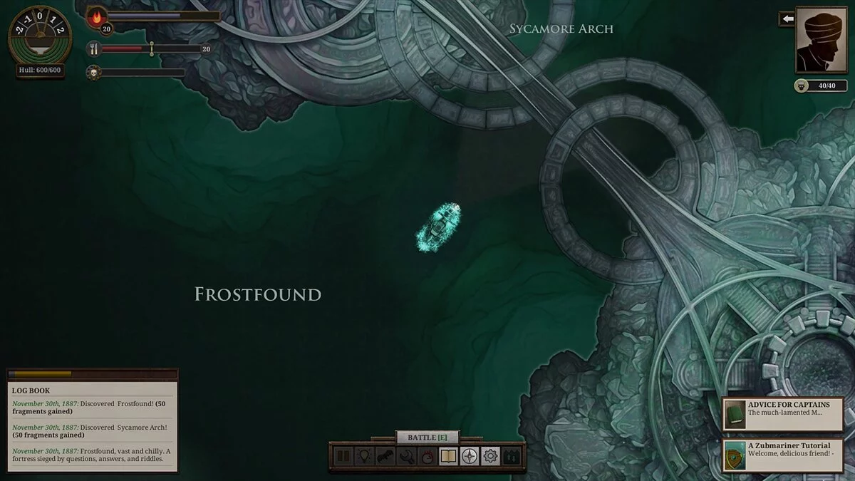 Скриншоты из Sunless Sea: Zubmariner / Картинка 19