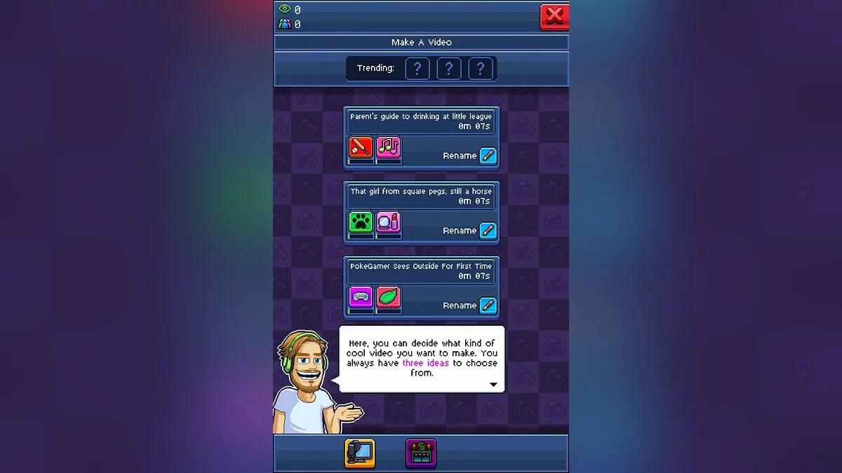 Скриншоты из PewDiePie's Tuber Simulator / Картинка 6