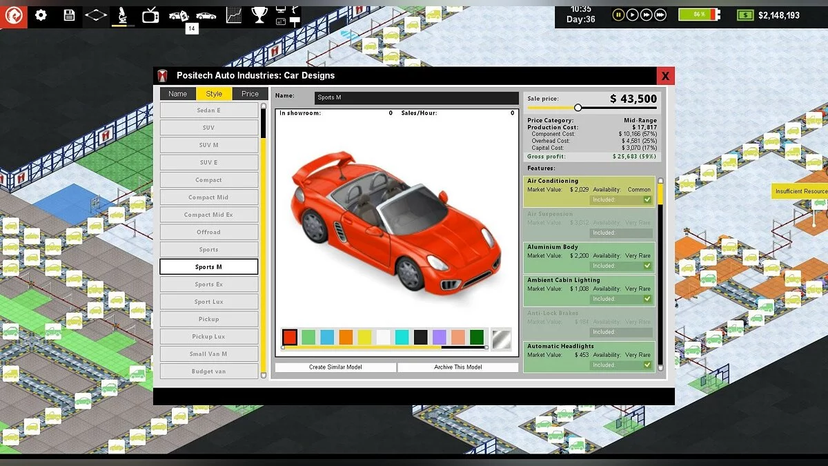 Скриншоты из Production Line : Car factory simulation / Картинка 15
