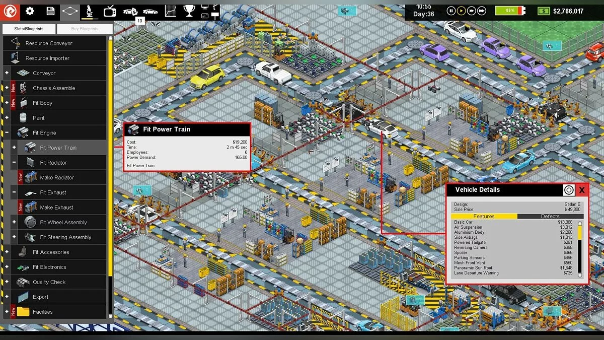 Скриншоты из Production Line : Car factory simulation / Картинка 16