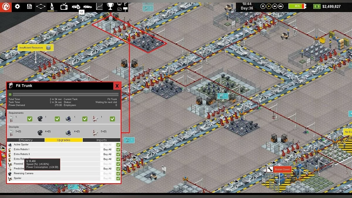 Скриншоты из Production Line : Car factory simulation / Картинка 20