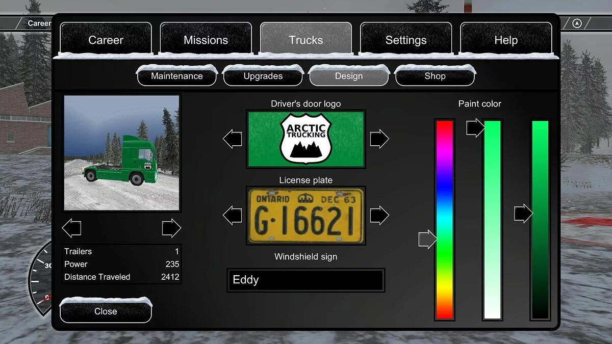Скриншоты из Arctic Trucker Simulator / Картинка 6