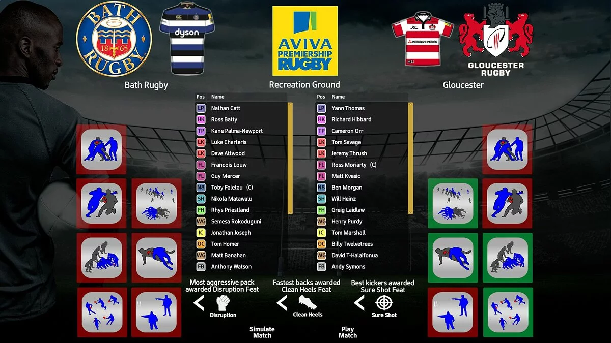 Скриншоты из Rugby Union Team Manager 2017 / Картинка 2