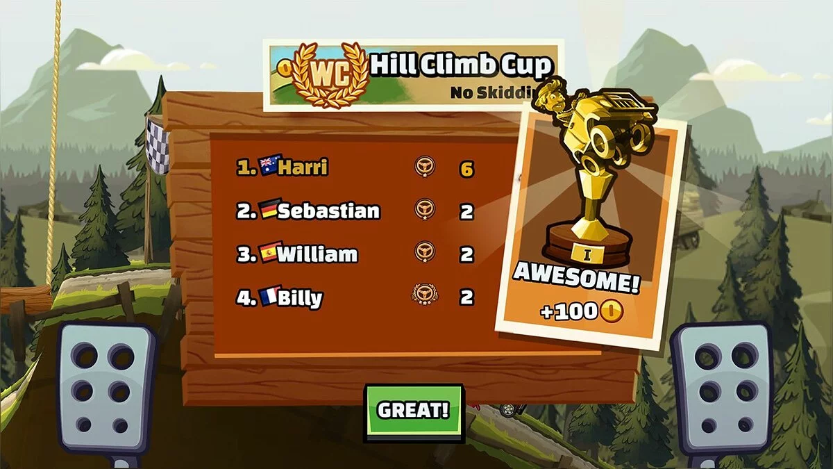 Скриншоты из Hill Climb Racing 2 / Картинка 8