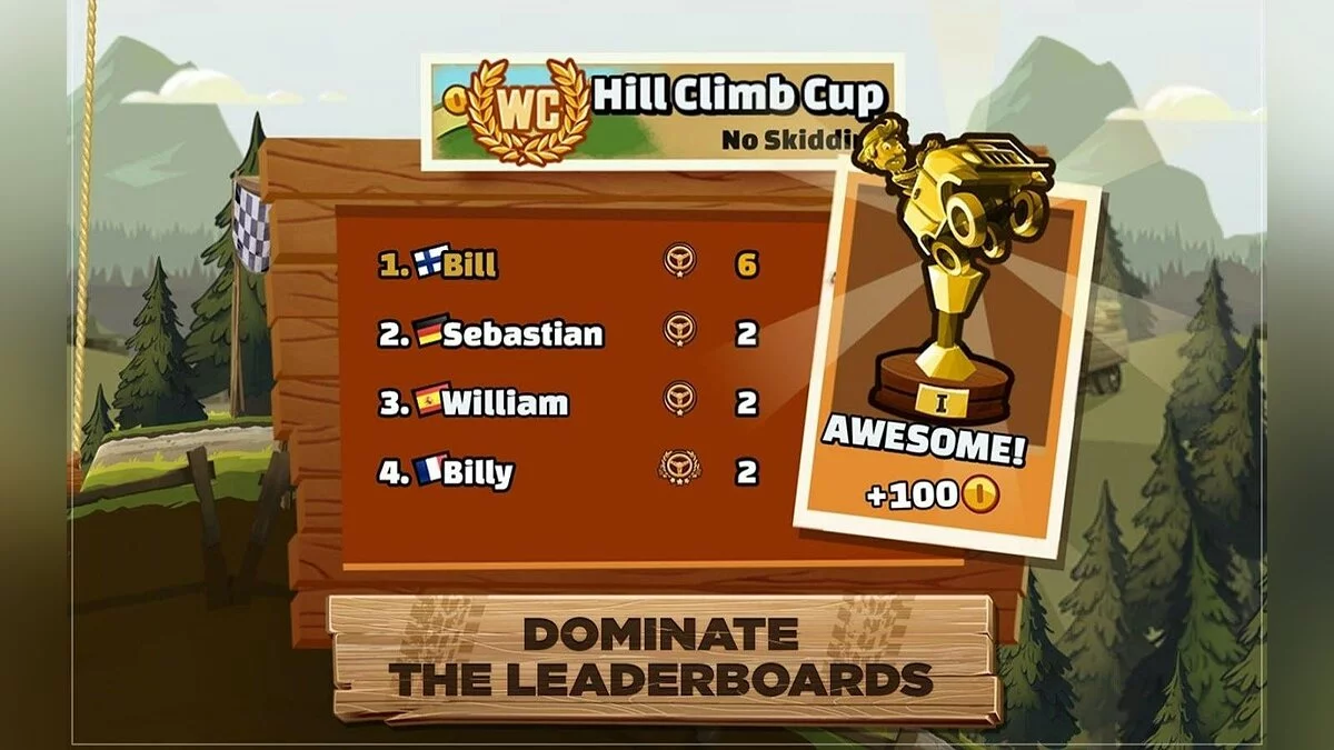 Скриншоты из Hill Climb Racing 2 / Картинка 19