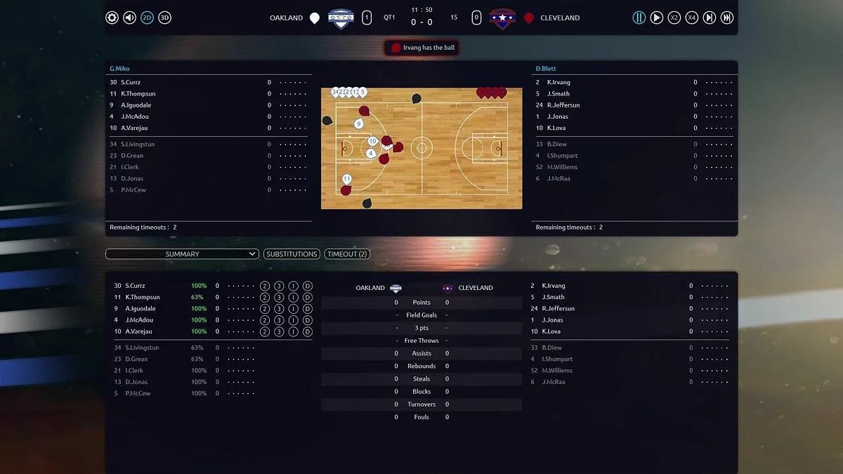 Скриншоты из Pro Basketball Manager 2017 / Картинка 8