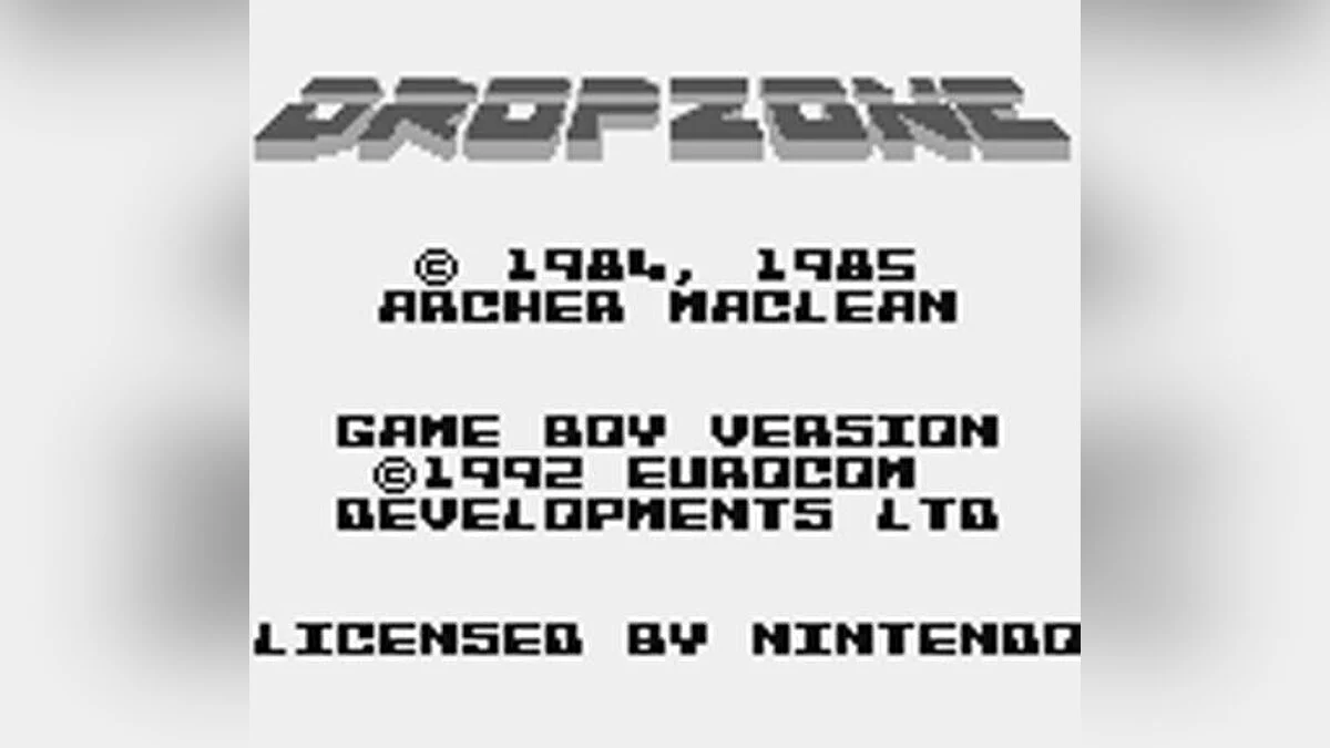 Скриншоты из Dropzone (1984) / Картинка 6