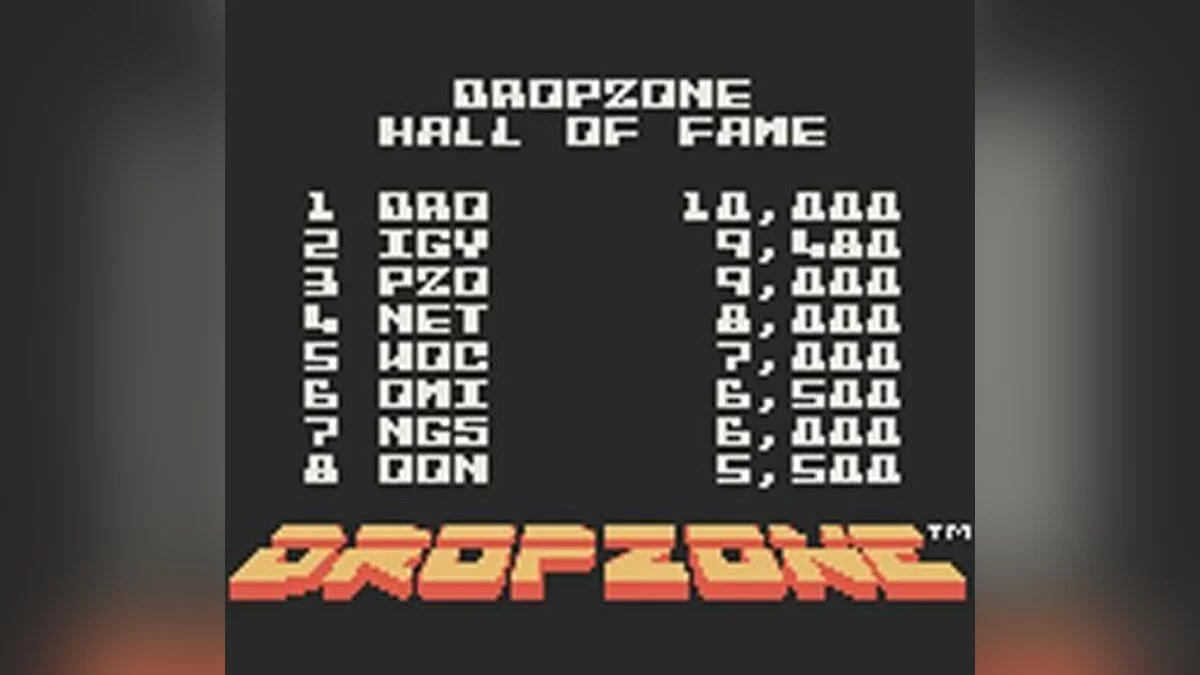 Скриншоты из Dropzone (1984) / Картинка 52