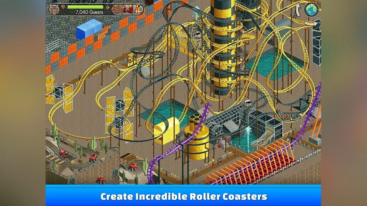 Скриншоты из RollerCoaster Tycoon Classic / Картинка 4