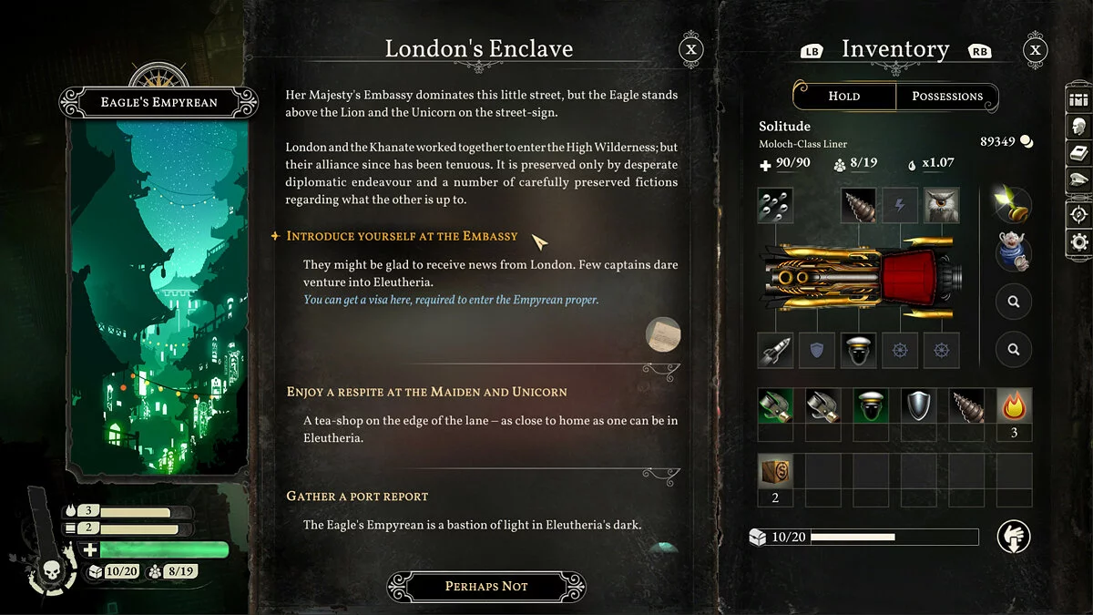 Скриншоты из Sunless Skies: Sovereign Edition / Картинка 69