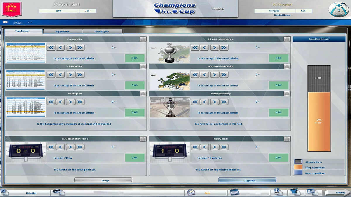 Скриншоты из Handball Manager - TEAM / Картинка 1