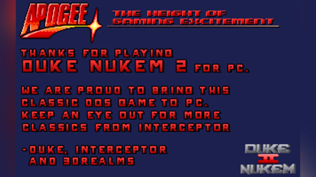 Скриншоты из Duke Nukem 2 / Картинка 27