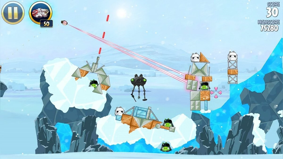 Скриншоты из Angry Birds: Star Wars / Картинка 68